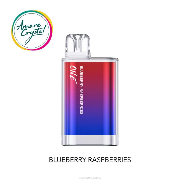 SKE Amare Crystal One Disposable Vape Bluberry Raspberries FJRP23 Crystal Bar Review