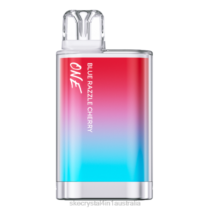 SKE Amare Crystal One Disposable Vape Blue Razzle Cherry FJRP60 SKE Vape Review