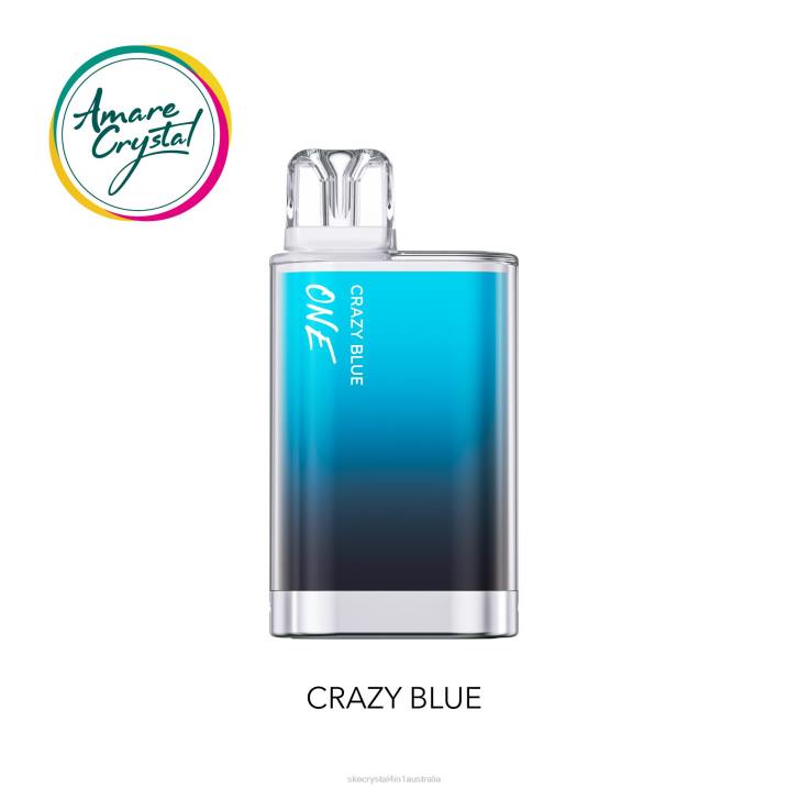 SKE Amare Crystal One Disposable Vape Crazy Blue FJRP25 SKE Vape Canberra