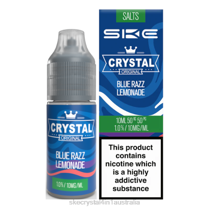 SKE Crystal Nic Salt - 10ml Blue Razz Lemonade FJRP111 SKE Crystal Vape Australia