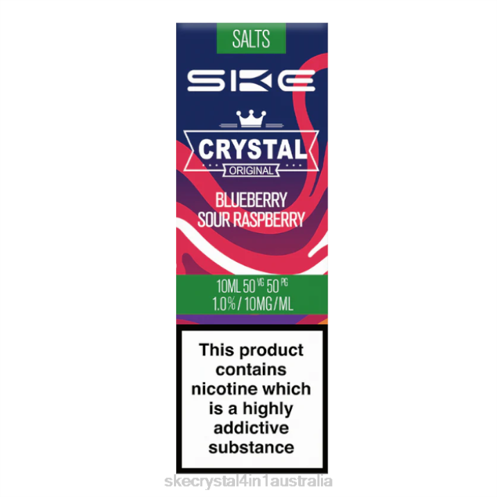 SKE Crystal Nic Salt - 10ml Blueberry Sour Raspberry FJRP113 Crystal Bar Review