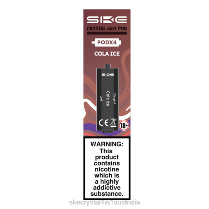 SKE Crystal 2400 4 in 1 Prefilled Pods - 4PK Various Flavors FJRP100 SKE Vape Review