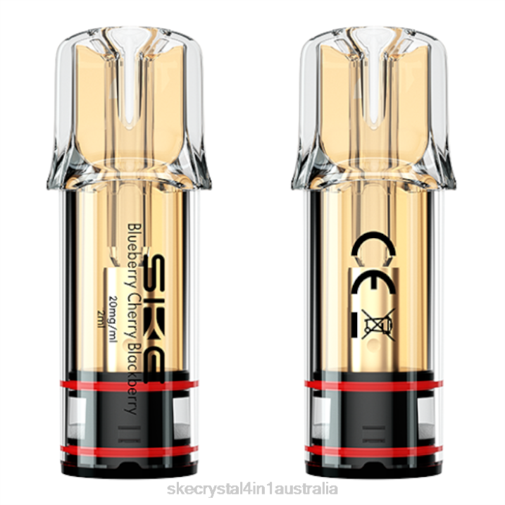 SKE Crystal Vapes Plus Pods Blueberry Cherry Blackberry FJRP108 SKE Vape Website