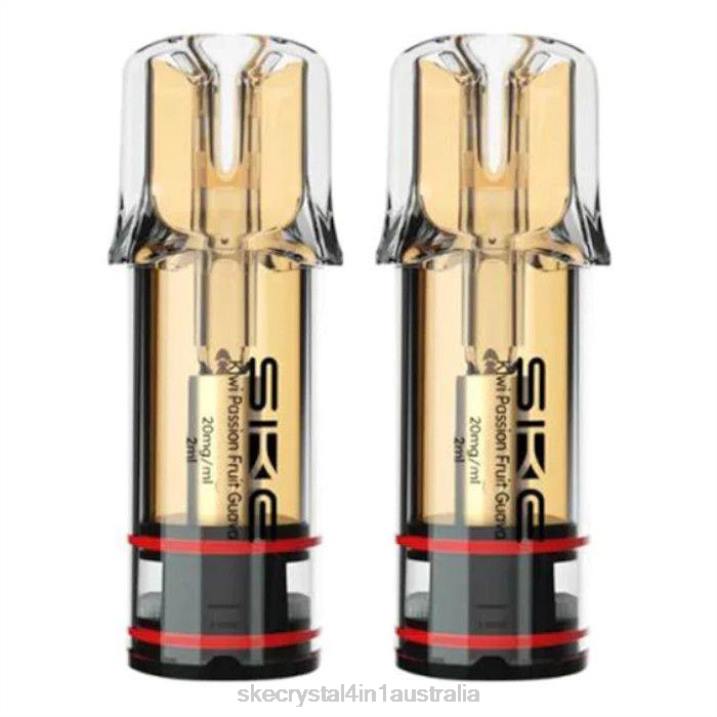 SKE Crystal Vapes Plus Pods Kiwi Passion Fruit Guava FJRP12 Crystal Bar Sydney